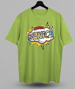 Футболка с принтом Super bunica, M