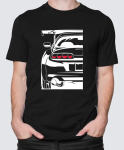 Tricou cu imprimeu HALF CAR, Negru, M