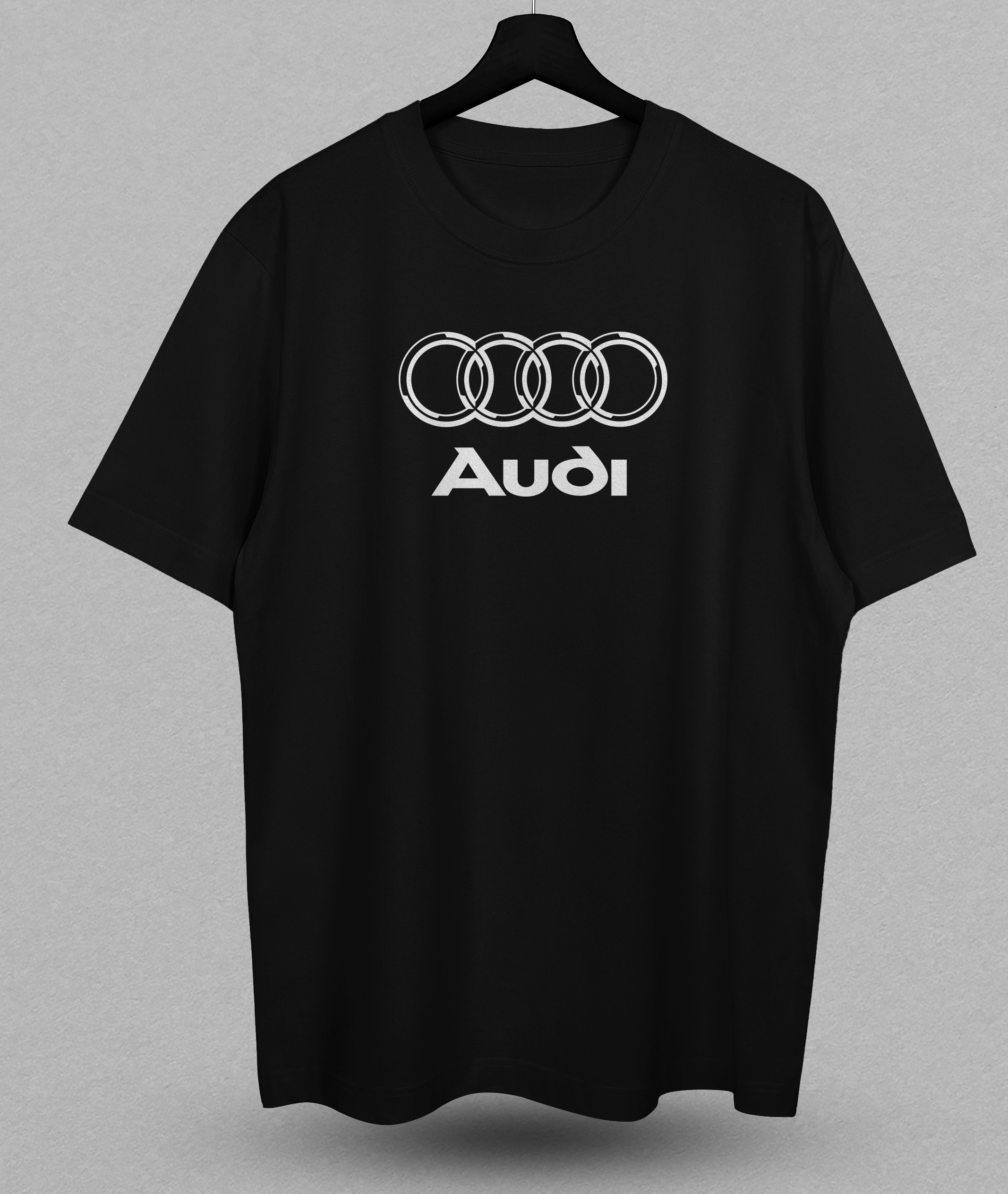 Футболка с принтом audi