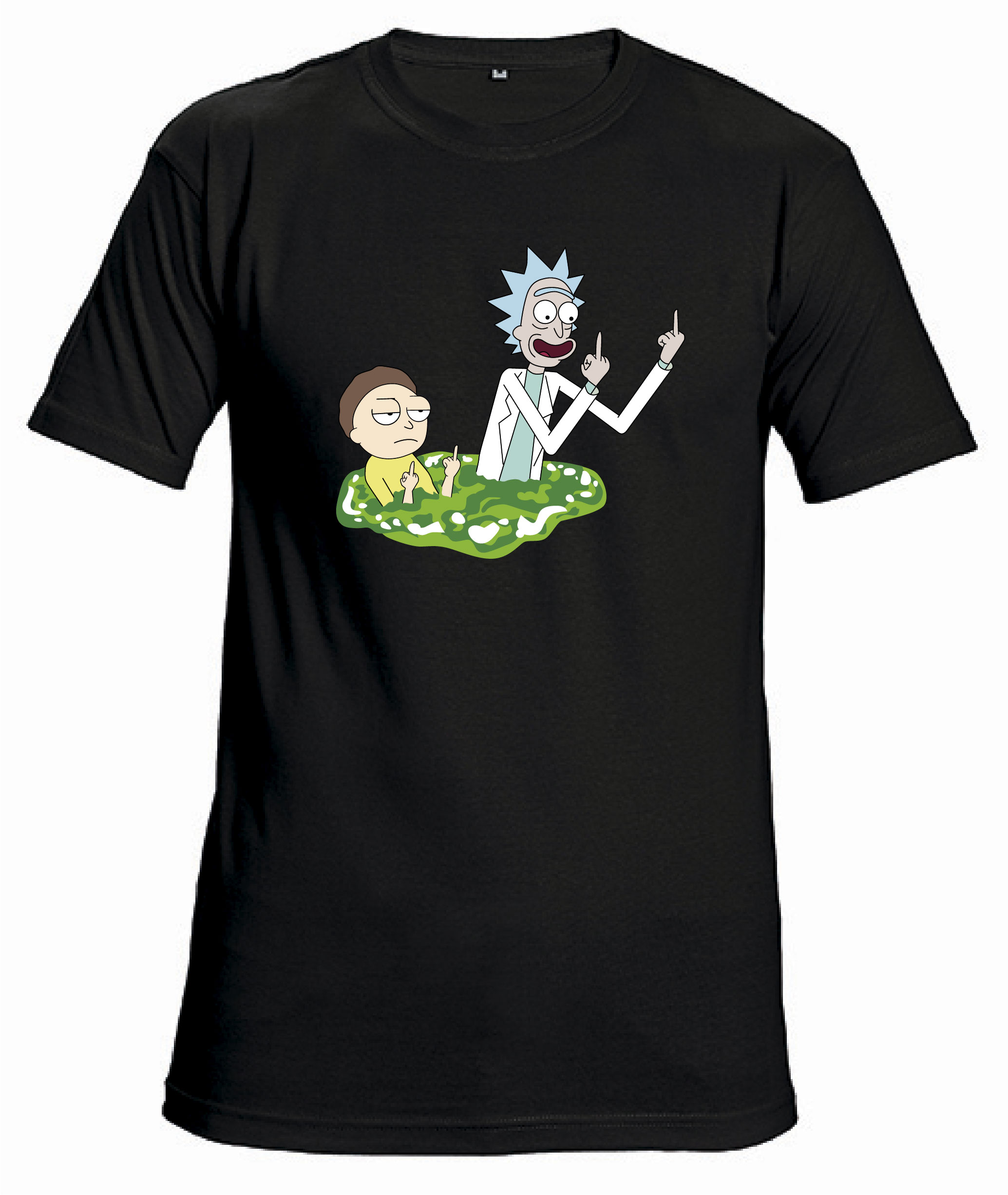 Футболка с принтом "Rick&Morty FY"