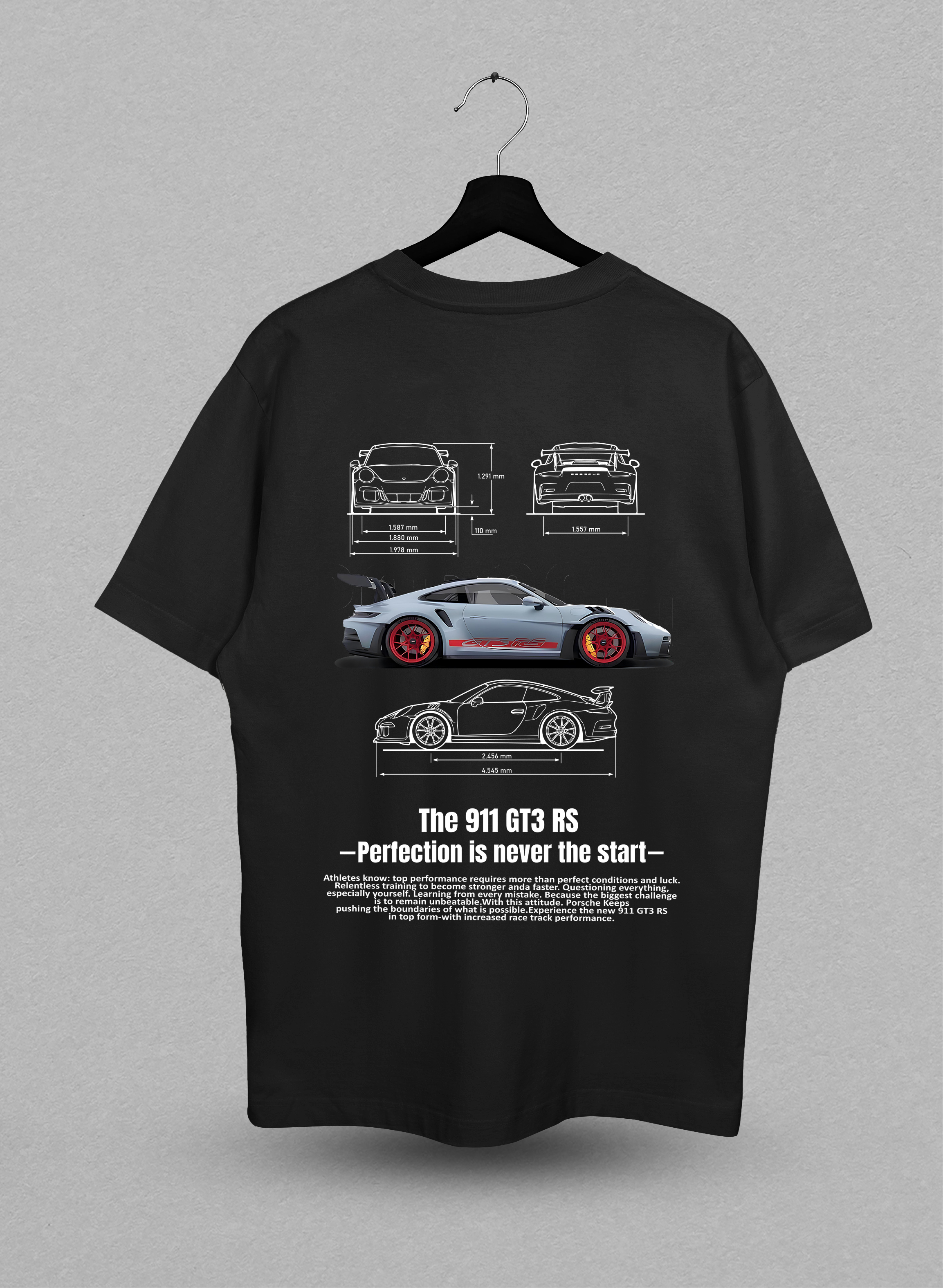 Футболка с принтом Porsche