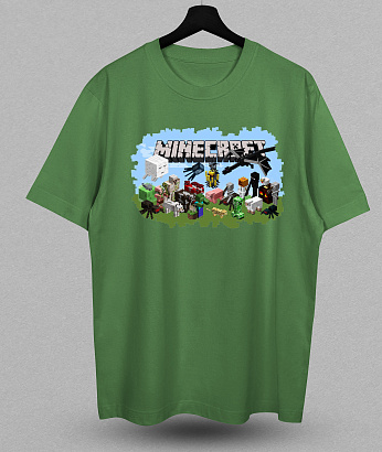 Футболка с Принтом Minecraft