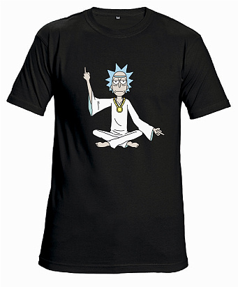 Футболка с принтом "Rick&Morty ZEN"