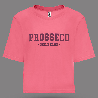 Футболка с принтом "Prosseco girl club"