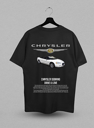 Футболка с принтом Chrysler