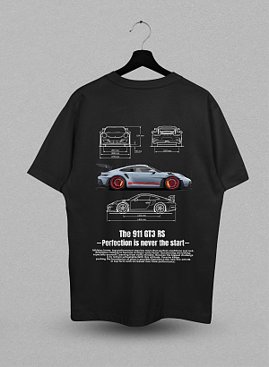 Футболка с принтом Porsche