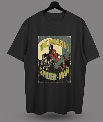 Футболка с принтом "The amazing spider-man"