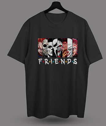 Футболка с принтом "friends"