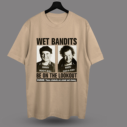 Футболка с принтом "Wet bandits"